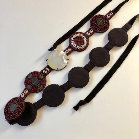 Belt Made of Beads, Shells, suede & Abalone main image 10
